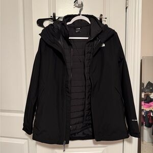 The North Face Women's Black Waterproof Hooded Jacket